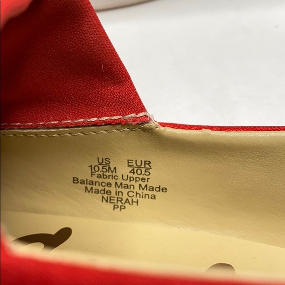 Sam Edelman NERAH Red platform sneaker 10.5 - Picture 5 of 7